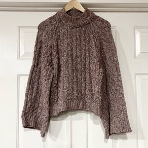 Free People Cozy Cable Knit Sweater